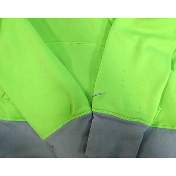 NIKE Therma-Fit green & gray 100% polyester pullover hoodie woman's size M - Picture 5 of 5